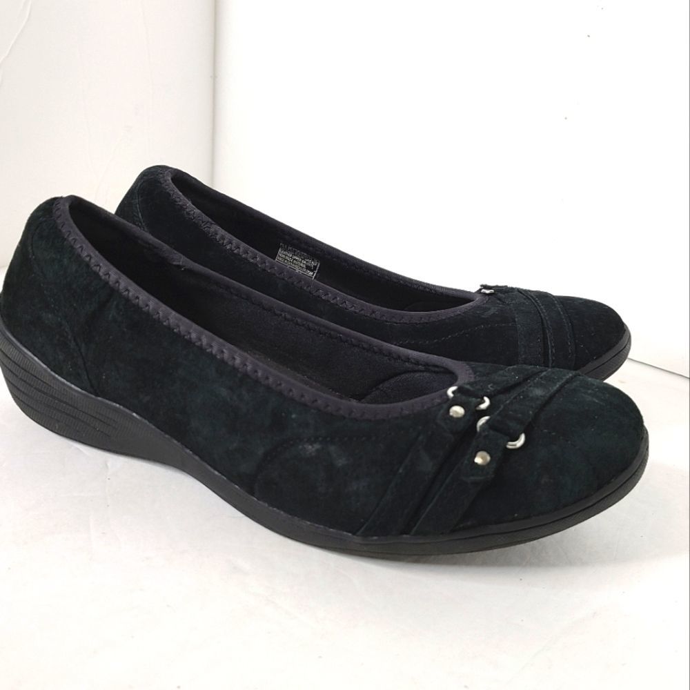 Sketchers Suede Memory Foam Slide On's Size 8.5 - image 2